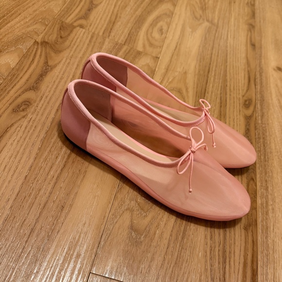 Loeffler Randall Landon Pink Mesh Ballet Flats - Picture 8 of 10